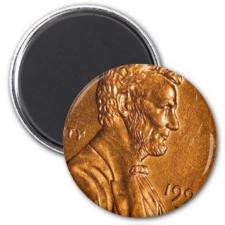 Penny Cents Copper Lincoln Magnets