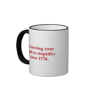 The Declaration of Independence is important Coffee Mug