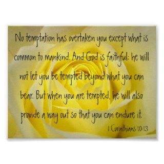 God is faithful bible verse 1 Corinthians 1013 Print