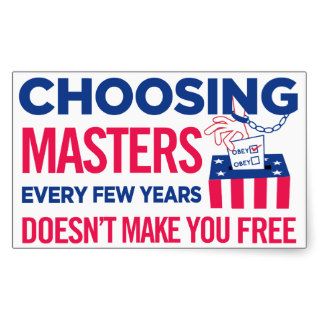 Choosing Masters Voting Sticker
