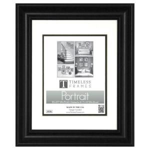 Timeless Frames Lauren 1 Opening 16 in. x 20 in. Black Matted Picture Frame 51001
