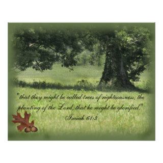 Mighty Oak Tree Poster