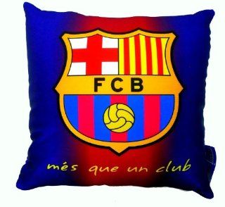 Official Licensed GENUINE FC Barcelona 10"x10" Pillow   New with Tags & Barcelona Hologram  Sports Fan Throw Pillows  Sports & Outdoors