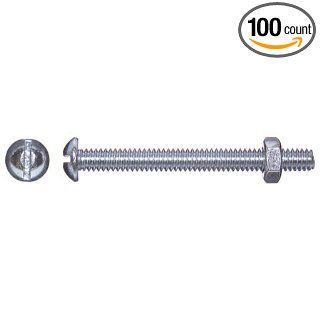 ROC 3503 542 Slotted Round Head Stove Bolt 1/4 20 Thd., 1. Long