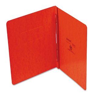 PressGuard Report Cover, Prong Clip, Letter, 3'' Capacity, Tangerine, Sold as 1 Each 