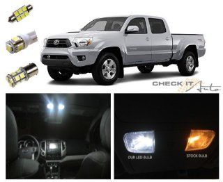 Toyota Tacoma LED Package Interior + Tag + Reverse Lights (7 pieces) Automotive