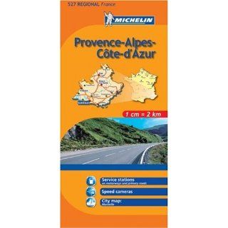 Michelin Map No. 527 Provence, Alpes, French Riviera, Cote d'Azur (France)  Scale 1200, 000 (French Edition) Michelin Staff 9780685647523 Books