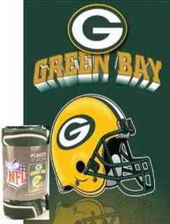 Green Bay Packers Mirror NFL Fleece Throw Blanket (50x60)  Sports Fan Throw Blankets  Sports & Outdoors