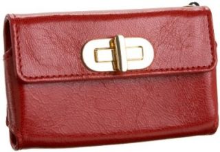 Abas Smartphone Wristlet, Red, one size Wristlet Handbags Shoes