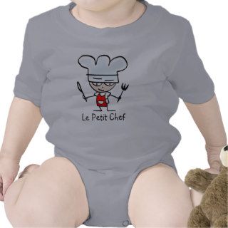 Le petit chef cartoon tshirt for kids and babies