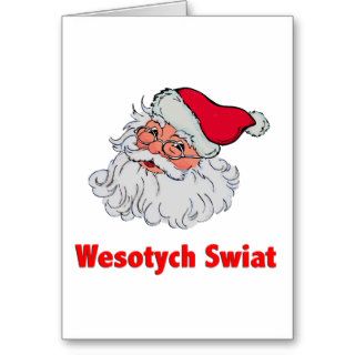 Polish Santa Claus #2 Greeting Cards