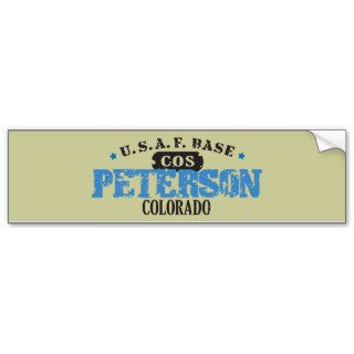 Air Force Base   Peterson, Colorado Bumper Sticker