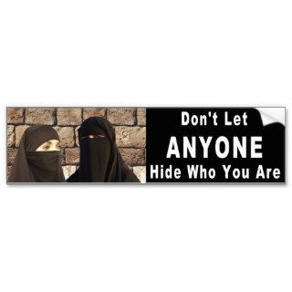 Don't Let Anyone Hide Who You Are Bumper Sticker