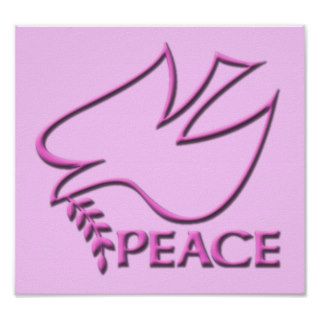 Peace Dove Peace Sign Posters