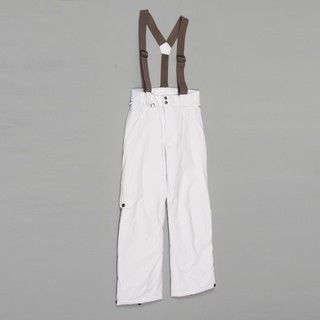 M3 Girl's Tendu Ins. White Snow Pants M3 Kids' Ski & Snowboard Clothing