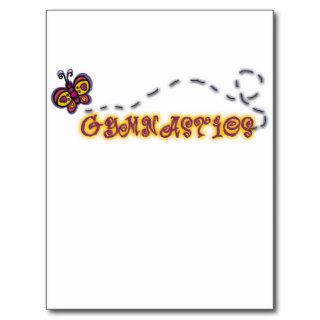 GYMNASTICS butterfly Post Card