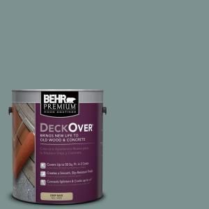 BEHR Premium DeckOver 1 gal. #SC 119 Colony Blue Wood and Concrete Paint 500001