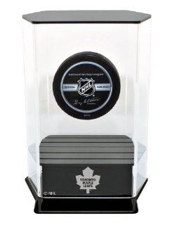 NHL Toronto Maple Leafs Floating Hockey Puck Display  Sports Related Display Cases  Sports & Outdoors