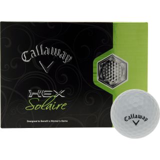 CALLAWAY Womens HEX Solaire Golf Balls   White   12 Pack, White