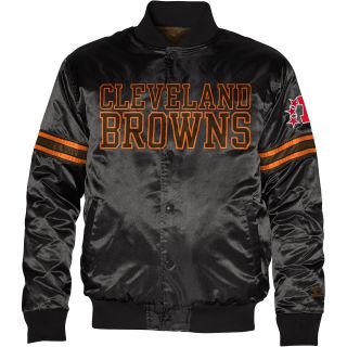 Cleveland Browns Logo Black Jacket (STARTER)   Size Medium