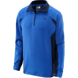 THE NORTH FACE Mens Concavo 1/4 Zip Fleece   Size Small, Nautical Blue