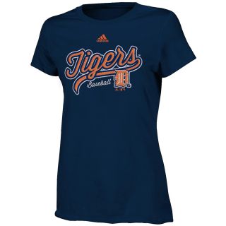 adidas Girls Detroit Tigers Like Amazing Short Sleeve T Shirt   Size Medium