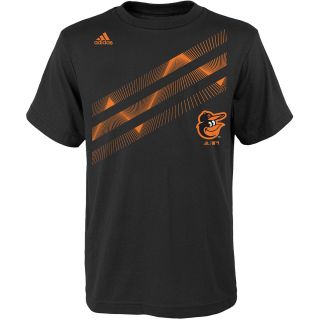 adidas Youth Baltimore Orioles Laser Field Short Sleeve T Shirt   Size Large