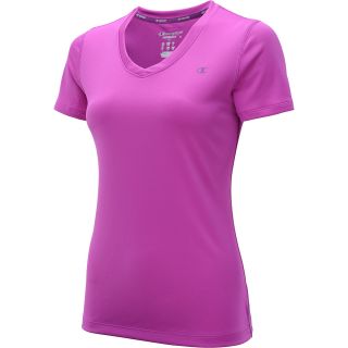 CHAMPION Womens Vapor PowerTrain Short Sleeve T Shirt   Size Xl, Raspberry