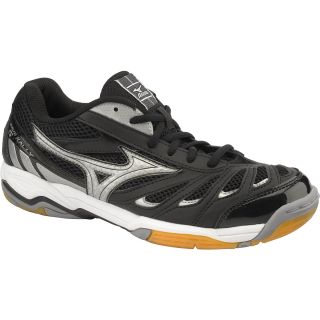 MIZUNO Womens Wave Rally 5 Indoor Volleyball Shoes   Size 10b, Black/silver