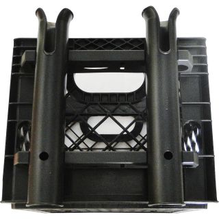 Yak Gear Build A Crate Double Rod Holder Kit   Size Double, Black (BAC2)