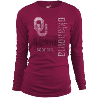MJ Soffe Girls Oklahoma Sooners Long Sleeve T Shirt   Cardinal   Size Medium,