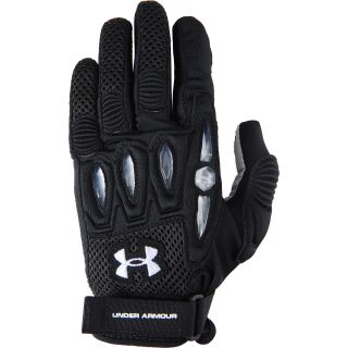 UNDER ARMOUR Womens Player Lacrosse Gloves   Size Large, Black