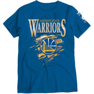 adidas Youth Golden State Warriors Retro Swirl Short Sleeve T Shirt   Size