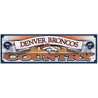 Wincraft Denver Broncos Country 9x30 Wooden Sign (50505011)