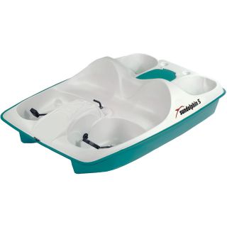 Sun Dolphin 5 Seated Pedal Boat STAINLESS   Choose Color, Teal (31553)