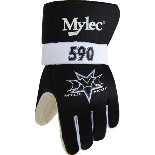 MYLEC Adult Street/Roller Hockey Player Gloves   Size Small, Black