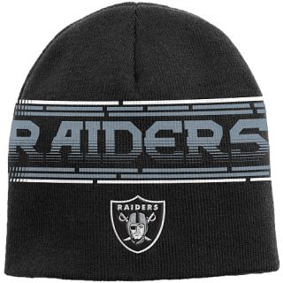 NFL Team Apparel Youth Oakland Raiders Game Day Uncuffed Knit Hat   Size Youth