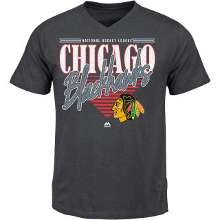 MAJESTIC ATHLETIC Mens Chicago Blackhawks Clear Shot Short Sleeve T Shirt  