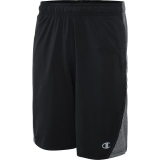 CHAMPION Mens Double Dry Fitted Shorts   Size Xl, Black/grey