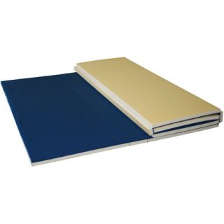 AAI EZ Fold Tumbling Mat   6 Foot x 10 Foot x 1 3/8 Inches, Blue (416 767)