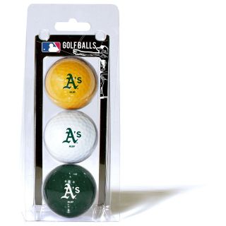 Team Golf MLB Oakland Athletics 3 Golf Ball Pack (637556969057)