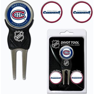 Team Golf Montreal Canadiens 3 Marker Signature Divot Tool Pack (637556144454)