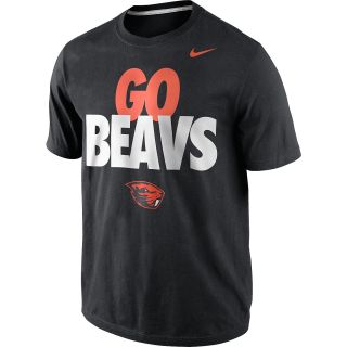 NIKE Mens Oregon State Beavers Go Beavs Local Short Sleeve T Shirt   Size