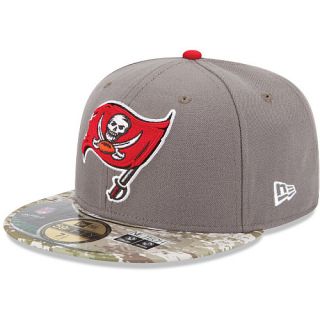 NEW ERA Mens Tampa Bay Buccaneers Salute To Service Camo 59FIFTY Fitted Cap  