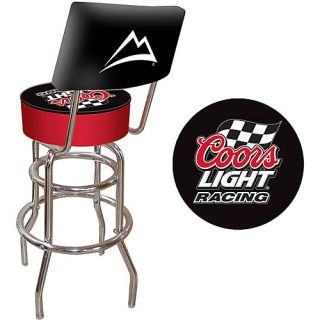 Coors Light Racing Padded Bar Stool with Back (CLR1100)