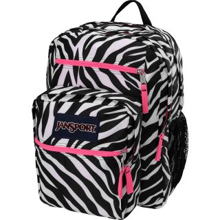 JANSPORT Big Student Backpack, Black/white/pink