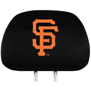 Team ProMark San Francisco Giants Headrest Cover in Black Features Embroidered