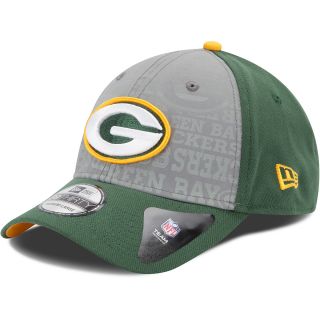 NEW ERA Mens Green Bay Packers 2014 Draft Reflective 39THIRTY Stretch Fit Cap  