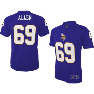 NFL Team Apparel Youth Minnesota Vikings Jared Allen Fashion Performance Name