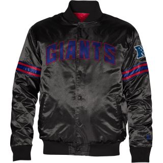 New York Giants Logo Black Jacket (STARTER)   Size Large